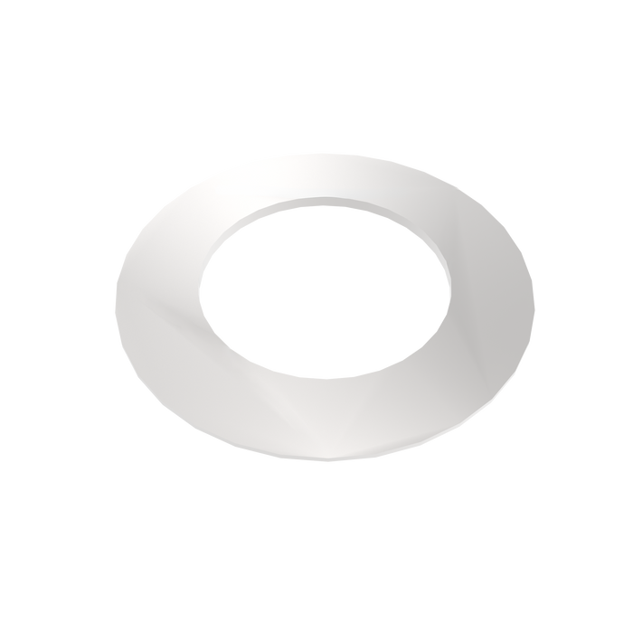 Amba Products Accessory AE-1R-B 1mm Round Spacer Qty of 2 for Antus or Sirio Collections - 0.04 x 1.5 x 1.5 in. - Brushed Finish