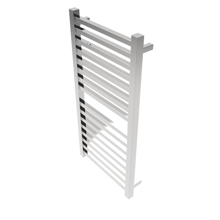 Amba Products Q2142P Quadro 16-Bar Hardwired Towel Warmer - 4.375 x 21.25 x 42.625 in. - Polished Finish