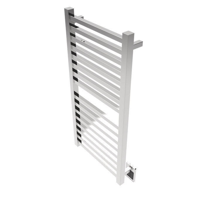Amba Products Q2142P Quadro 16-Bar Hardwired Towel Warmer - 4.375 x 21.25 x 42.625 in. - Polished Finish