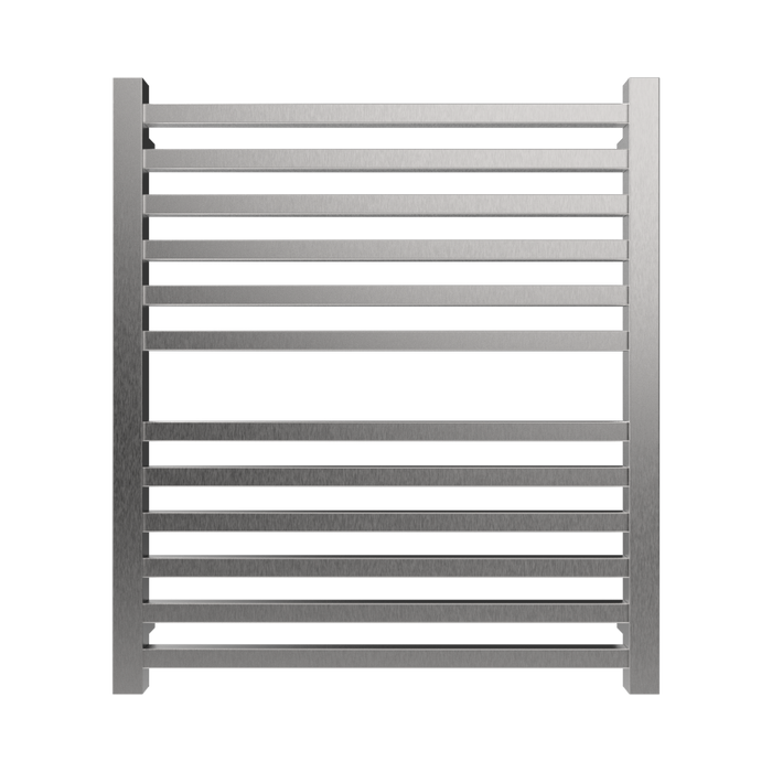 Amba Products Q2932B Quadro 12-Bar Hardwired Towel Warmer - 4.375 x 29.125 x 33.125 in. - Brushed Finish