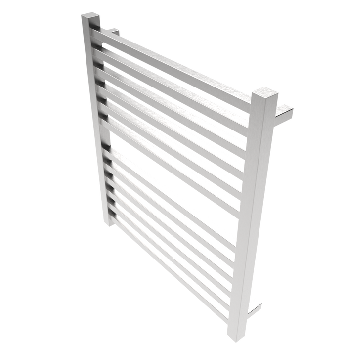 Amba Products Q2932B Quadro 12-Bar Hardwired Towel Warmer - 4.375 x 29.125 x 33.125 in. - Brushed Finish