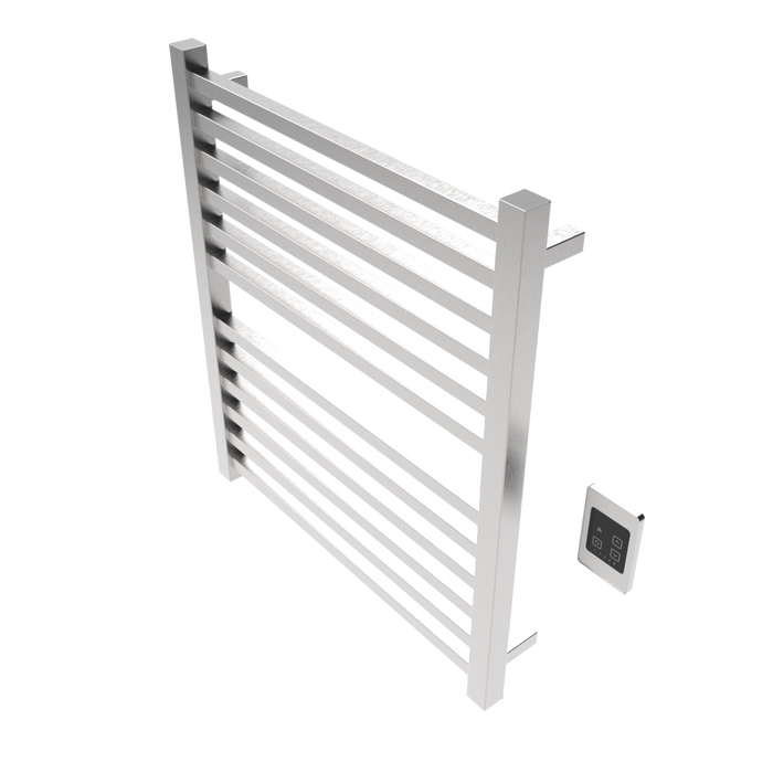 Amba Products Q2932B Quadro 12-Bar Hardwired Towel Warmer - 4.375 x 29.125 x 33.125 in. - Brushed Finish