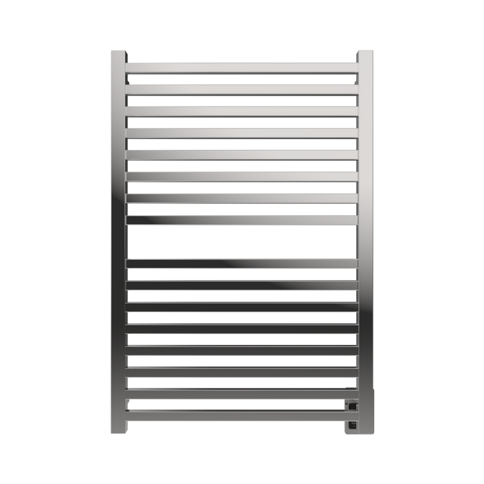 Amba Products Q2942P Quadro 16-Bar Hardwired Towel Warmer - 4.375 x 29.125 x 42.625 in. - Polished Finish