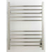 Amba Products Radiant Collection RSWH-B Square Hardwired 10-Bar Towel Warmer - 4.75 x 24.375 x 31.5 in. - Brushed Finish