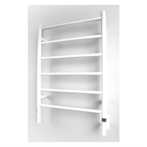 Amba Products Jeeves Collection JSW Model J Straight 6-Bar Hardwired Towel Warmer - 4.5 x 21.25 x 31.75 in. - White Finish