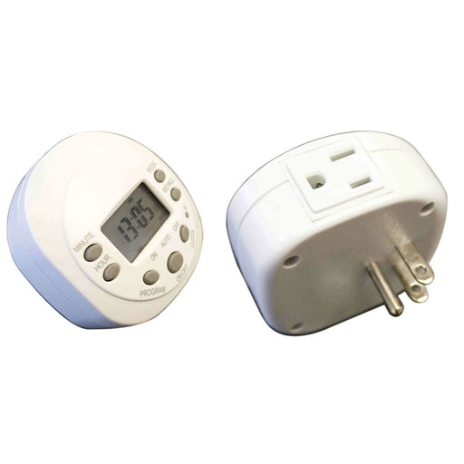Amba Products Controllers ATW-P24 Plug-in Programmable Timer - White Finish