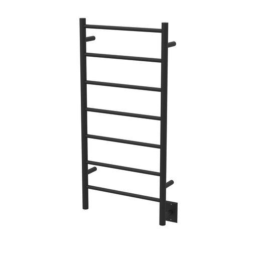 Amba Products Jeeves Collection FSMB Model F Straight 6-Bar Hardwired Towel Warmer - 4.5 x 21.25 x 41.75 in. - Matte Black Finish