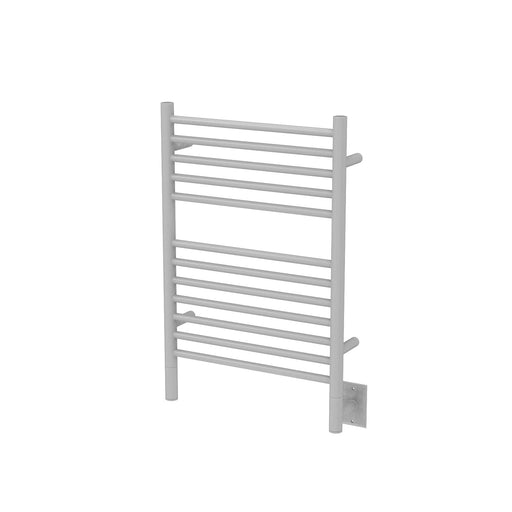 Amba Products Jeeves Collection ESW Model E Straight 12-Bar Hardwired Towel Warmer - 4.5 x 21.25 x 31.75 in. - White Finish