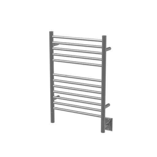 Amba Products Jeeves Collection ESB Model E Straight 12-Bar Hardwired Towel Warmer - 4.5 x 21.25 x 31.75 in. - Brushed Finish