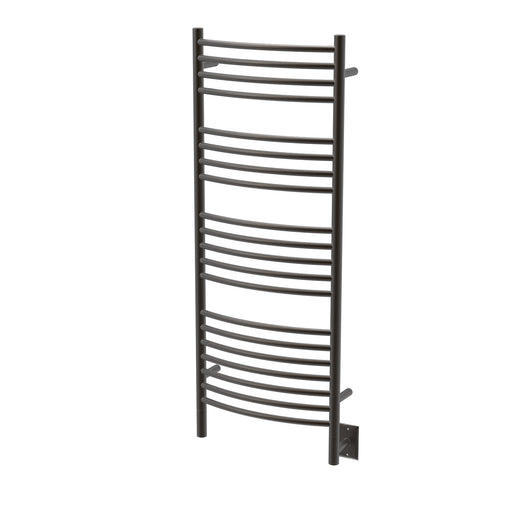 Amba Products Jeeves Collection DCO Model D Curved 20-Bar Hardwired Towel Warmer - 6.5 x 21.25 x 53.5 in. - Oil Rubbed Bronze Finish