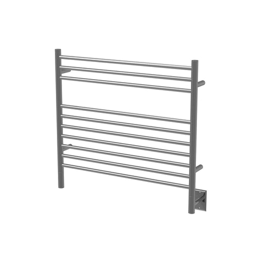 Amba Products Jeeves Collection KSB Model K Straight 10-Bar Hardwired Towel Warmer - 4.5 x 30.25 x 27.75 in. - Brushed Finish