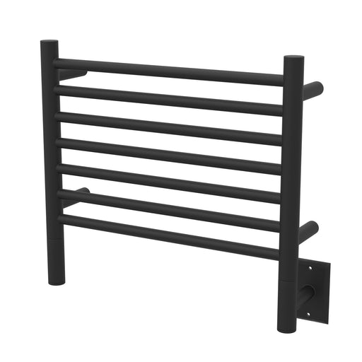 Amba Products Jeeves Collection HSMB Model H Straight 7-Bar Hardwired Towel Warmer - 4.5 x 21.25 x 18.75 in. - Matte Black Finish
