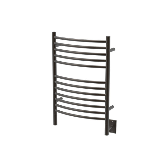 Amba Products Jeeves Collection ECO Model E Curved 12-Bar Hardwired Towel Warmer - 6.5 x 21.25 x 31.75 in. - Oil Rubbed Bronze Finish