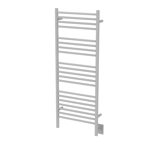 Amba Products Jeeves Collection DSW Model D Straight 20-Bar Hardwired Towel Warmer - 4.5 x 21.25 x 53.5 in. - White Finish