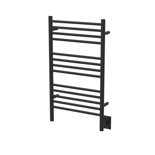 Amba Products Jeeves Collection CSMB Model C Straight 13-Bar Hardwired Towel Warmer - 4.5 x 21.25 x 36.75 in. - Matte Black Finish
