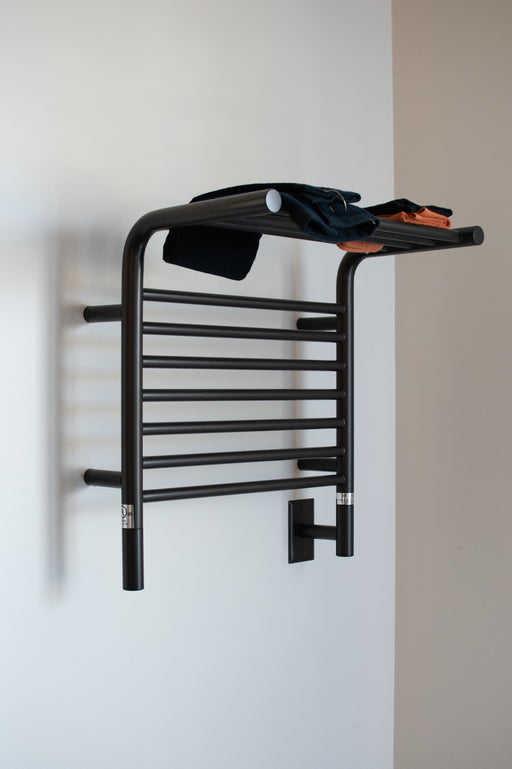 Amba Products Jeeves Collection MSO Model M Shelf 11-Bar Hardwired Towel Warmer - 15.25 x 21.25 x 22.75 in. - Oil Rubbed Bronze Finish