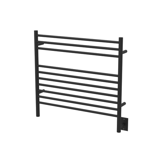 Amba Products Jeeves Collection KSMB Model K Straight 10-Bar Hardwired Towel Warmer - 4.5 x 30.25 x 27.75 in. - Matte Black Finish