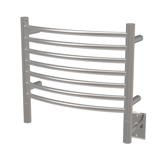 Amba Products Jeeves Collection HCP Model H Curved 7-Bar Hardwired Towel Warmer - 6.5 x 21.25 x 18.75 in. - Polished Finish