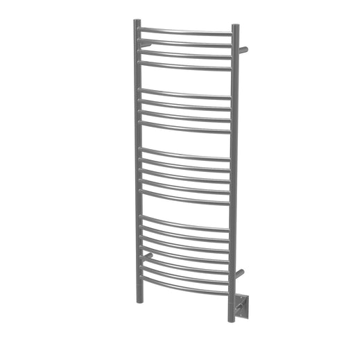 Amba Products DCB Jeeves Model D Curved 20-Bar Hardwired Towel Warmer - 6.5 x 21.25 x 53.5 in. - Brushed Finish
