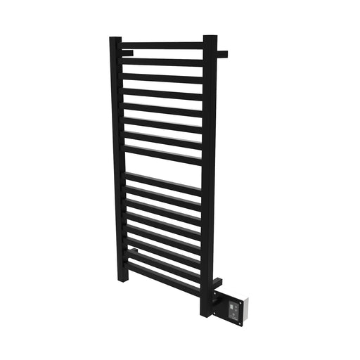 Amba Products Quadro Collection Q2042MB 16-Bar Hardwired Towel Warmer - 4.125 x 24.375 x 44.75 in. - Matte Black Finish