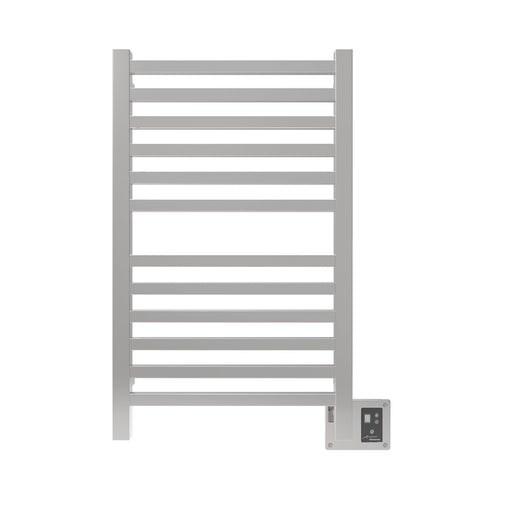 Amba Products Quadro Collection Q2033P 12-Bar Hardwired Towel Warmer - 4.125 x 24.375 x 35.375 in. - Polished Finish