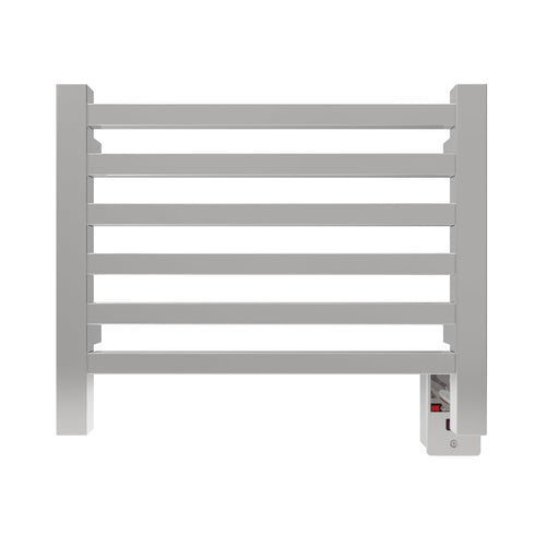 Amba Products Quadro Collection Q2016P 6-Bar Hardwired Towel Warmer - 4.125 x 21.125 x 18.875 in. - Polished Finish