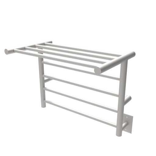 Amba Products Radiant Collection RSH-B Shelf 8-Bar Hardwired Towel Warmer - 14 x 24.375 x 19.125 in. - Brushed Finish