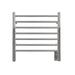 Amba Products Radiant Collection RWHS-SP Hardwired Small Straight 7-Bar Hardwired Towel Warmer - 4.75 x 20.375 x 21.25 in. - Polished Finish