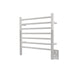 Amba Products Radiant Collection RWHS-SP Hardwired Small Straight 7-Bar Hardwired Towel Warmer - 4.75 x 20.375 x 21.25 in. - Polished Finish