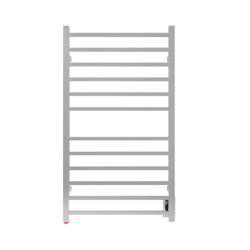 Amba Products Radiant Collection RSWHL-P Square Hardwired Large 12-Bar Hardwired Towel Warmer - 4.75 x 24.375 x 41.375 in. - Polished Finish