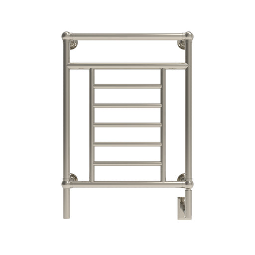 Amba Products Traditional Collection T-2536PN 8-Bar Hardwired Towel Warmer - 5.375 x 25.25 x 36.375 in. - Polished Nickel Finish