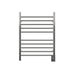 Amba Products RWH-SP Radiant Straight 10-Bar Hardwired + Plug-in Combo Towel Warmer - 4.75 x 24.5 x 31.875 in. - Polished Finish