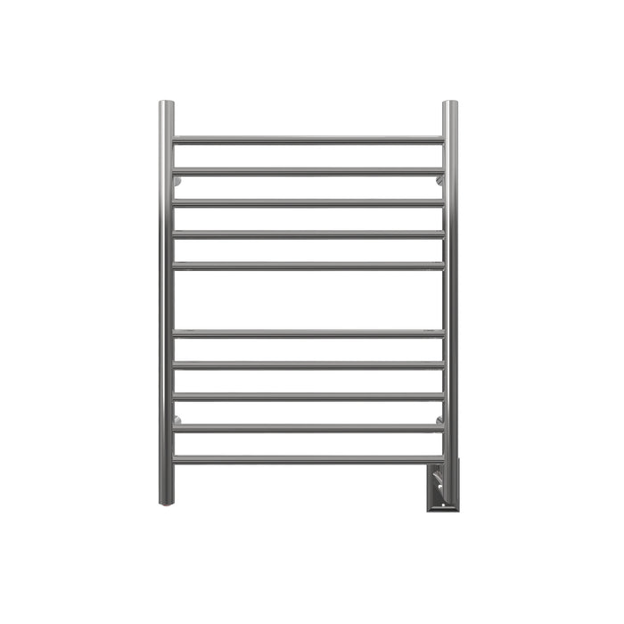 Amba Products Radiant Collection RWH-SP Hardwired Straight 10-Bar Towel Warmer - 4.75 x 24.375 x 33.5 in. - Polished Finish