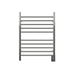 Amba Products Radiant Collection RWH-SP Hardwired Straight 10-Bar Towel Warmer - 4.75 x 24.375 x 33.5 in. - Polished Finish