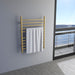 Amba Products Radiant Collection RWH-SSB Hardwired Straight 10-Bar Towel Warmer - 4.75 x 24.375 x 33.5 in. - Satin Brass Finish