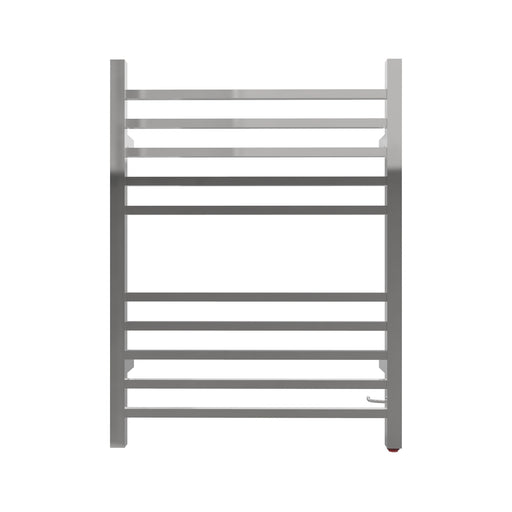 Amba Products Radiant Collection RSWP-P Square Plug-In 10-Bar Towel Warmer - 4.75 x 23.625 x 31.5 in. - Polished Finish