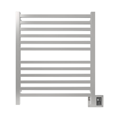 Amba Products Quadro Collection Q2833P 12-Bar Hardwired Towel Warmer - 4.125 x 32.25 x 35.375 in. - Polished Finish
