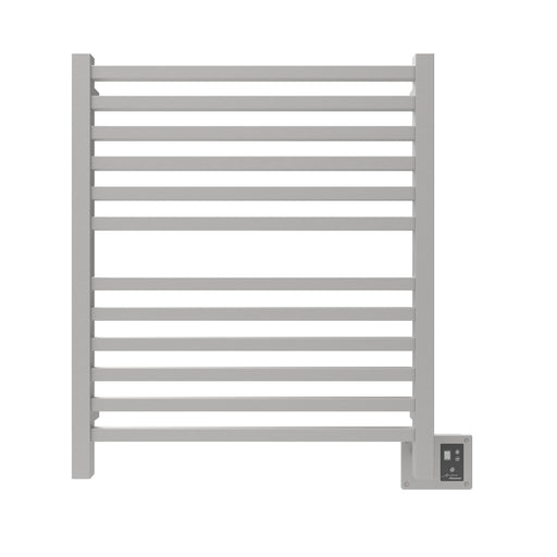Amba Products Quadro Collection Q2833B 12-Bar Hardwired Towel Warmer - 4.125 x 32.25 x 35.375 in. - Brushed Finish