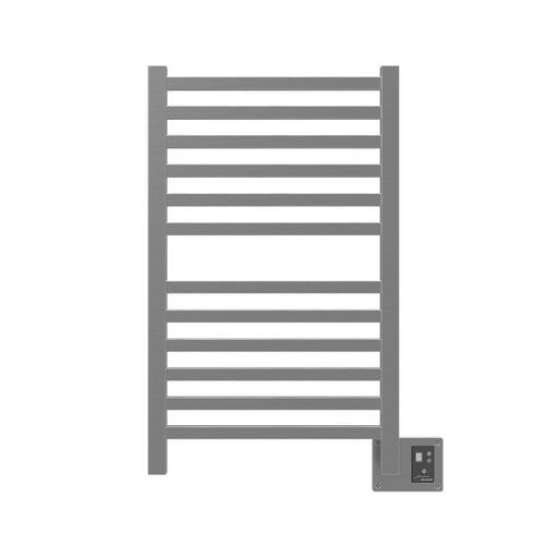 Amba Products Quadro Collection Q2033B 12-Bar Hardwired Towel Warmer - 4.125 x 24.375 x 35.375 in. - Brushed Finish