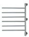 Amba Products Swivel Collection J-D006P Jack 6-Bar Plug-In Towel Warmer - 4.25 x 21.875 x 29.125 in. - Polished Finish