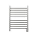 Amba Products Radiant Collection RWH-SB Hardwired Straight 10-Bar Towel Warmer - 4.75 x 24.375 x 33.5 in. - Brushed Finish
