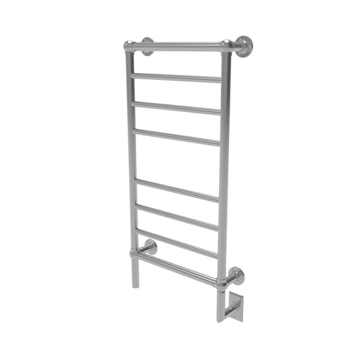 Amba Products Traditional Collection T-2040PN 8-Bar Hardwired Towel Warmer - 5.375 x 21 x 43.125 in. - Polished Nickel Finish