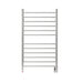 Amba Products Radiant Collection RWHL-SP Hardwired Large Straight 12-Bar Hardwired Towel Warmer - 4.75 x 24.375 x 43 in. - Polished Finish
