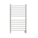 Amba Products Radiant Collection RWHL-SB Hardwired Large Straight 12-Bar Hardwired Towel Warmer - 4.75 x 24.375 x 43 in. - Brushed Finish