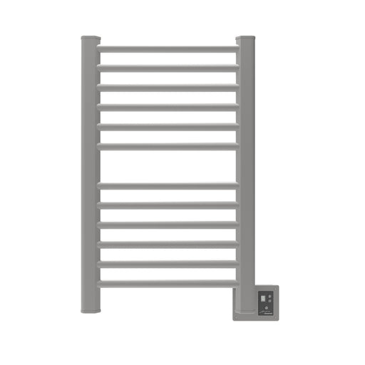 Amba Products Sirio Collection S2133B 12-Bar Hardwired Towel Warmer - 4 x 24.625 x 35.125 in. - Brushed Finish