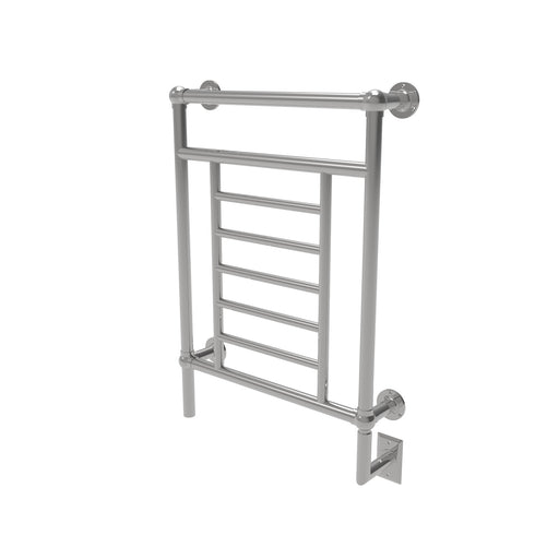 Amba Products Traditional Collection T-2536PN 8-Bar Hardwired Towel Warmer - 5.375 x 25.25 x 36.375 in. - Polished Nickel Finish