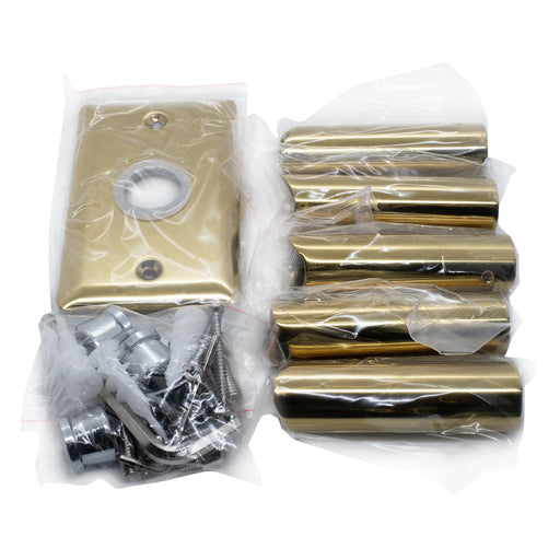 Amba Products Component AR-BPSM-PG Radiant Small Collection Bracket Pack - Polished Gold Finish