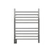 Amba Products Radiant Collection RWH-SP-LEFT Hardwired Straight Left Side 10-Bar Towel Warmer - 4.75 x 24.375 x 33.5 in. - Polished Finish