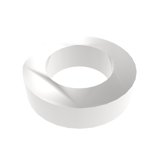 Amba Products Accessory AE-10R-P 10mm Round Spacer Qty of 2 for Antus or Sirio Collections - 0.375 x 1.5 x 1.5 in. - Polished Finish