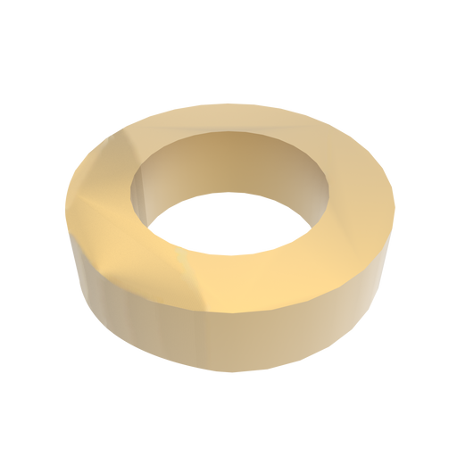 Amba Products Accessory AE-10R-SB 10mm Round Spacer Qty of 2 for Antus or Sirio Collections - 0.375 x 1.5 x 1.5 in. - Satin Brass Finish